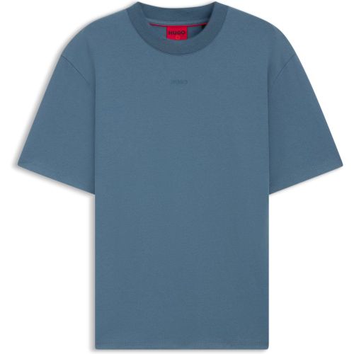 T-shirt décontracté en coton à logo imprimé - HUGO - Modalova