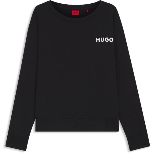 Haut de pyjama Relaxed en jersey stretch à logo imprimé - HUGO - Modalova