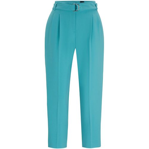 Pantalon court Regular en crêpe infroissable - Boss - Modalova