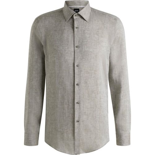 Chemise Slim en lin italien - Boss - Modalova