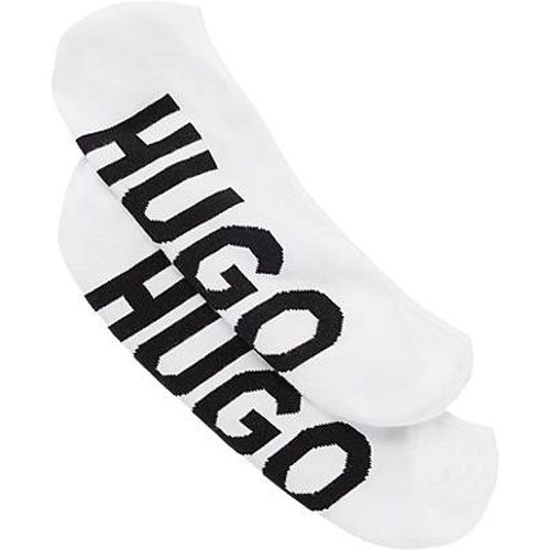 Lot de deux paires de chaussettes invisibles avec logos contrastants - HUGO - Modalova
