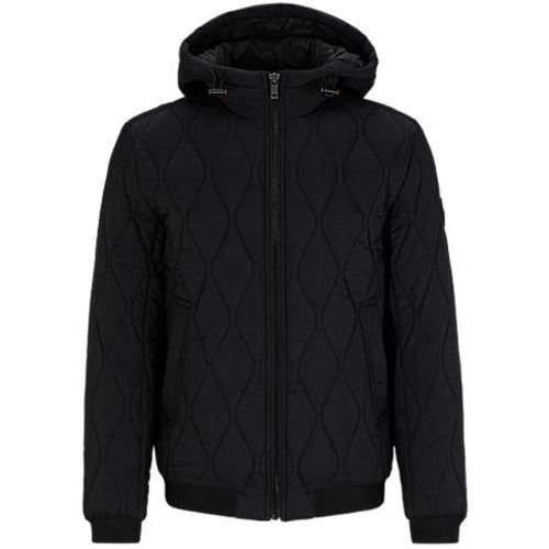 Veste à capuche légère en tissu déperlant - Boss - Modalova