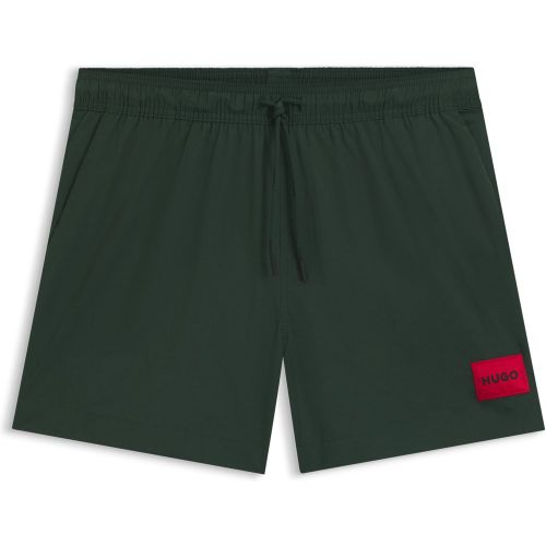 Shorts de bain avec étiquette logo - HUGO - Modalova
