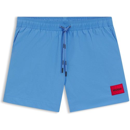 Shorts de bain avec étiquette logo - HUGO - Modalova