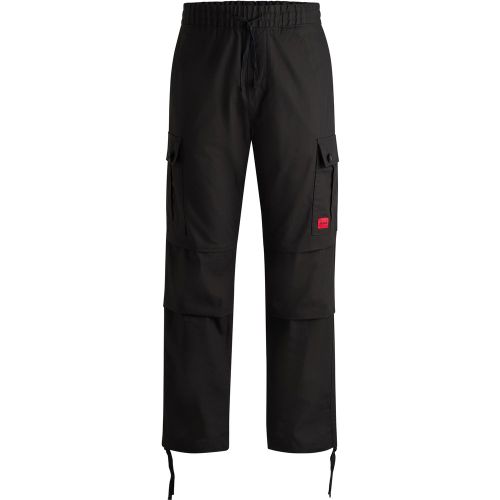 Pantalon cargo Regular Fit en coton ripstop - HUGO - Modalova