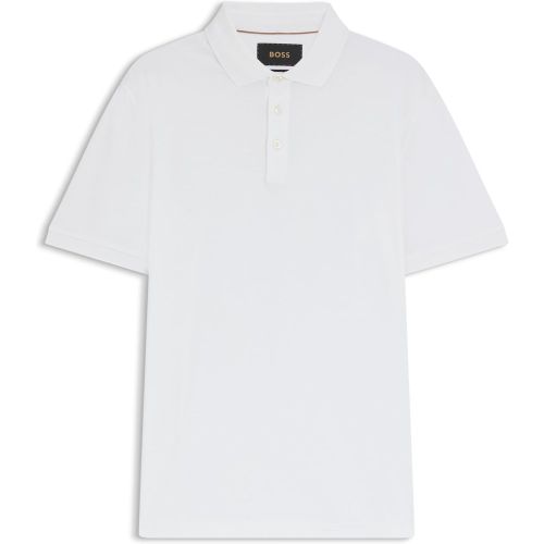 Polo Regular en coton italien mercerisé - Boss - Modalova