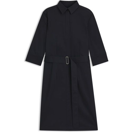 Robe-chemise en coton stretch à ceinture - Boss - Modalova