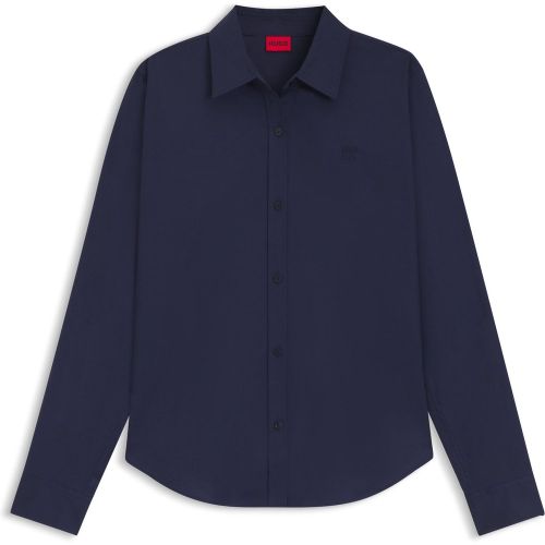 Chemisier Regular en toile de coton stretch - HUGO - Modalova