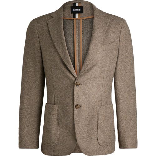 Veste Slim Fit en jersey stretch à teneur en laine - Boss - Modalova