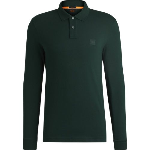 Polo Slim en piqué de coton stretch - Boss - Modalova