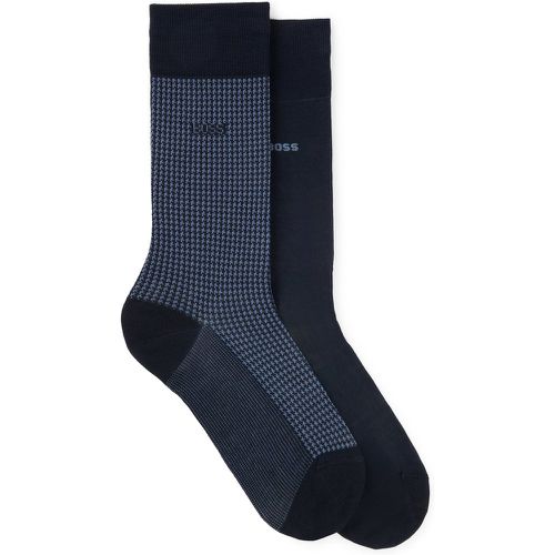 Lot de deux paires de chaussettes en coton mélangé - Boss - Modalova