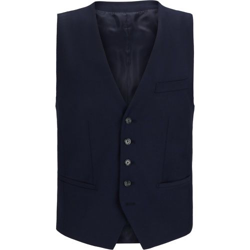 Gilet Slim en laine vierge stretch - Boss - Modalova