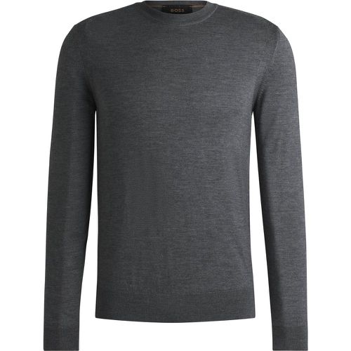 Pull Regular Fit en laine, soie et cachemire - Boss - Modalova