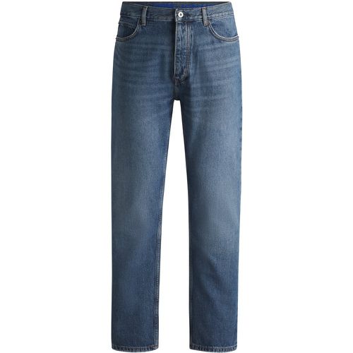 Jean Regular en denim de coton stone-washed - HUGO - Modalova