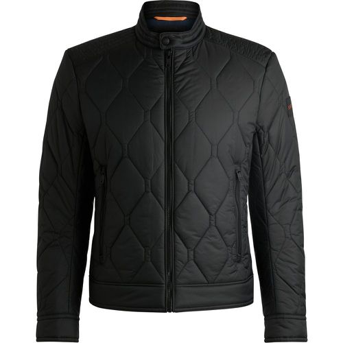 Blouson de motard déperlant avec motif matelassé - Boss - Modalova