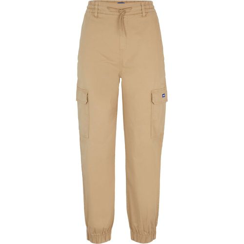 Pantalon cargo décontracté en coton stretch - HUGO - Modalova