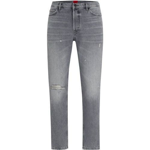 Jean Tapered Fit à la coupe Regular Rise en denim - HUGO - Modalova