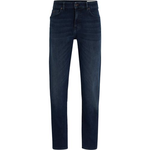 Jean Regular en denim stretch bleu marine - Boss - Modalova