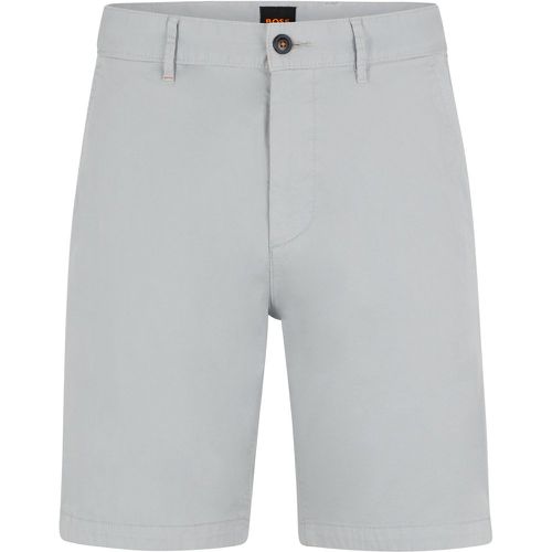 Short Slim Fit en twill de coton stretch - Boss - Modalova