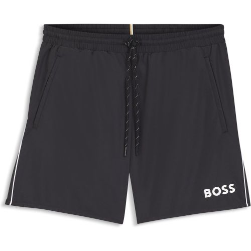 Short de bain avec logo contrastant - Boss - Modalova
