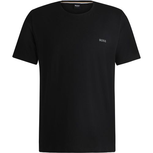 T-shirt Regular Fit en coton stretch avec logo - Boss - Modalova