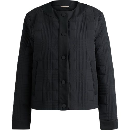 Veste matelassée déperlante à carreaux - Boss - Modalova