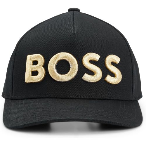 Casquette en twill de coton à logo brodé en relief - Boss - Modalova