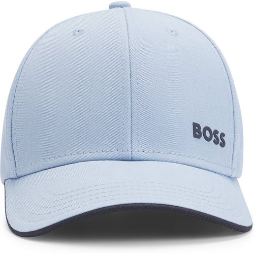 Casquette en twill de coton avec logo imprimé - Boss - Modalova