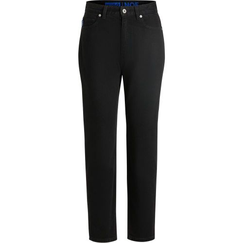 Jean Mom en denim stretch noir - HUGO - Modalova