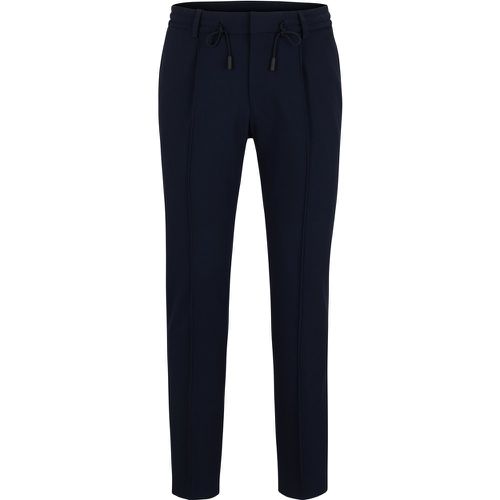 Pantalon Slim en laine vierge stretch - Boss - Modalova