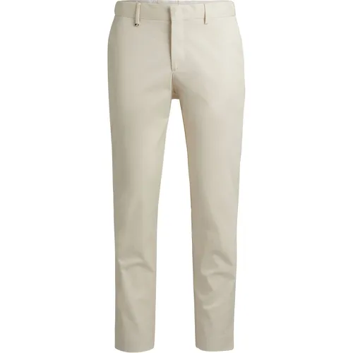 Pantalon Slim en coton stretch - Boss - Modalova