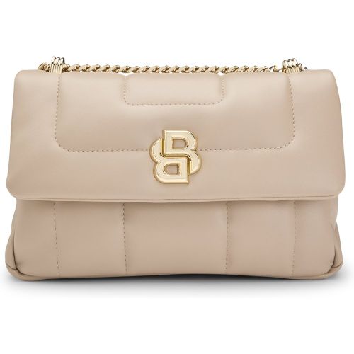 Sac à bandoulière matelassé avec garniture à monogramme Double B - Boss - Modalova