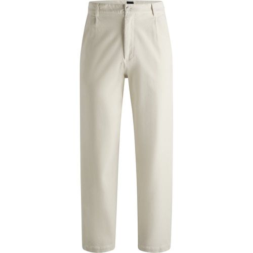 Pantalon Relaxed en velours de coton stretch - Boss - Modalova