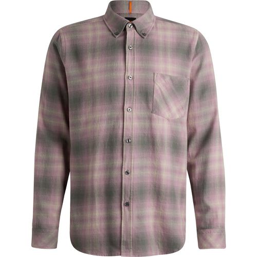 Chemise Regular en flanelle de coton - Boss - Modalova