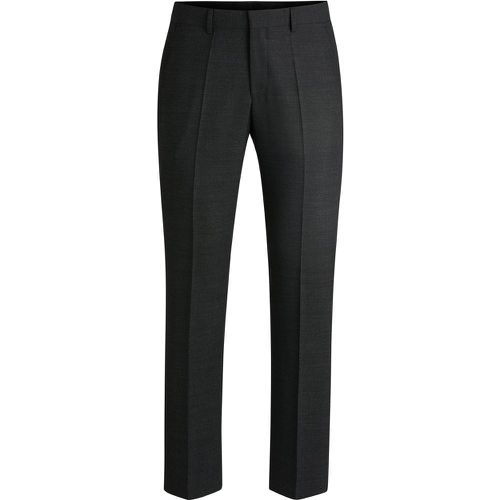 Pantalon Regular en tissu infroissable à micro motif - Boss - Modalova