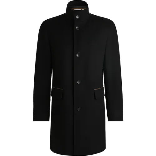 Manteau Regular en laine vierge et cachemire - Boss - Modalova