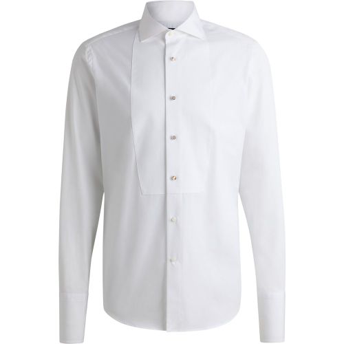Robe chemise Regular en coton italien - Boss - Modalova