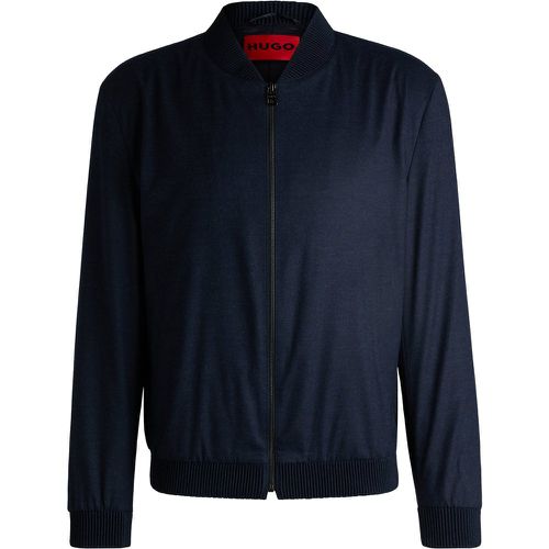 Veste Slim en flanelle très souple - HUGO - Modalova