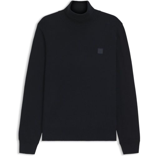 Pull à col roulé en coton et cachemire - Boss - Modalova