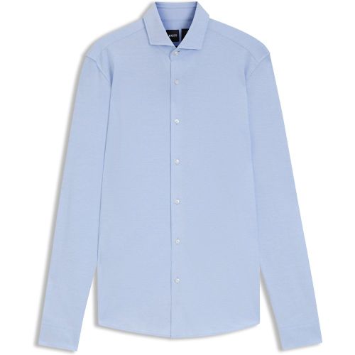 Chemise Slim en jersey piqué de coton - Boss - Modalova