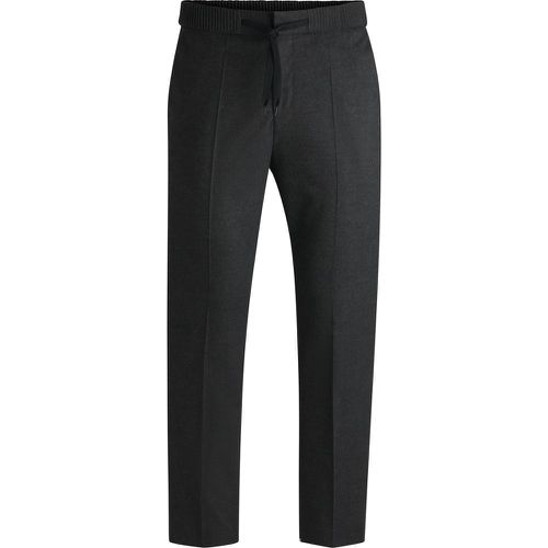 Pantalon Slim en flanelle très souple - HUGO - Modalova