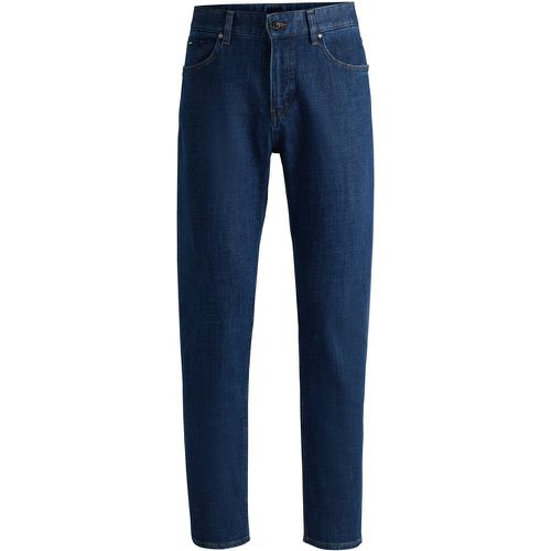 Jean Regular en denim stretch bleu - Boss - Modalova