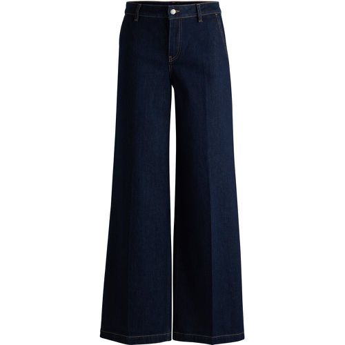 Jean large en denim stretch bleu - Boss - Modalova