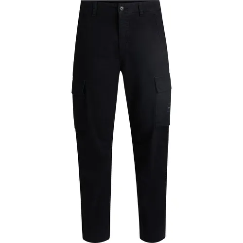 Pantalon cargo en twill de coton stretch - Boss - Modalova