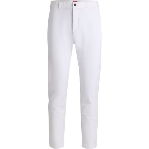 Pantalon Slim en gabardine de coton stretch - HUGO - Modalova