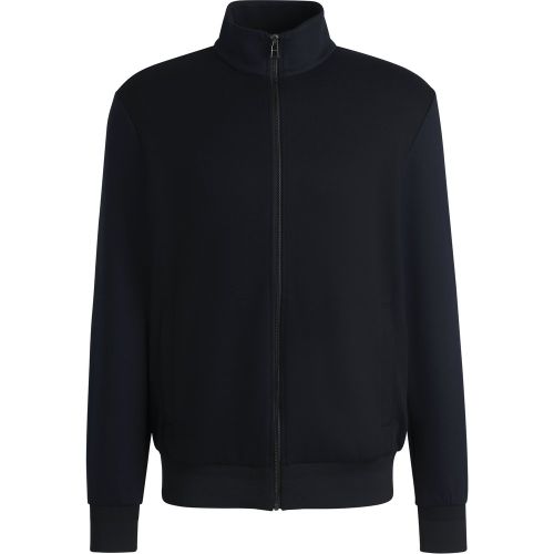 Sweat zippé en coton stretch mercerisé - Boss - Modalova