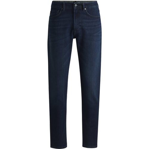 Jean Tapered en denim stretch bleu confortable - Boss - Modalova