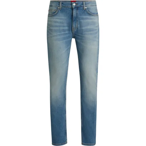 Jean Slim en denim stretch bleu - HUGO - Modalova