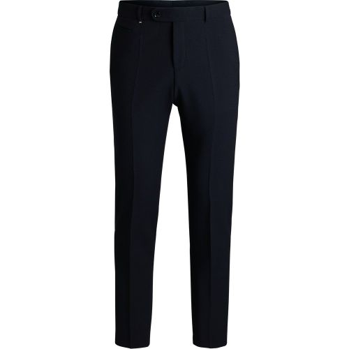 Pantalon Slim en piqué stretch à micro motif - Boss - Modalova