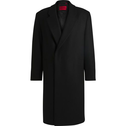 Manteau Relaxed en laine mélangée - HUGO - Modalova